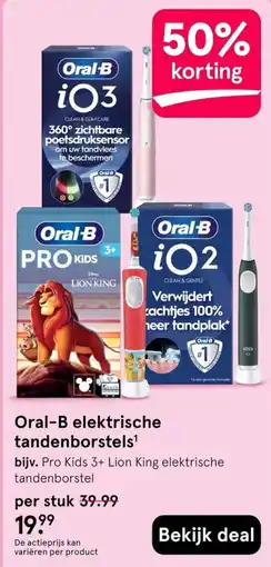 Etos Oral-B elektrische tandenborstels aanbieding