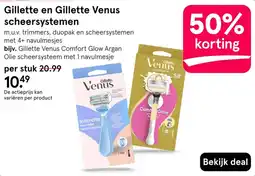 Etos Gillette en Gillette Venus scheersystemen aanbieding
