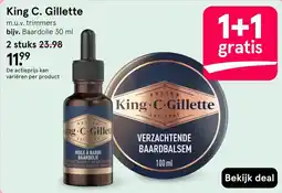 Etos King C. Gillette verzachtende baardbalsem aanbieding