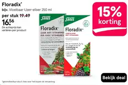 Etos Floradix IJzer-elixer 250 ml aanbieding