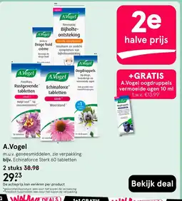 Etos A.Vogel Echinaforce Sterk 60 tabletten aanbieding