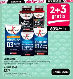 Etos Lucovitaal Super Visolie Omega 3 aanbieding