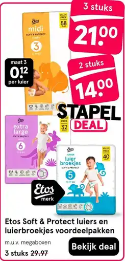 Etos Etos luierbroekjes aanbieding