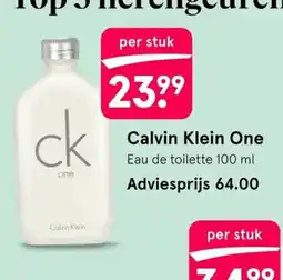 Etos Calvin Klein One aanbieding