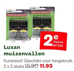 Welkoop Luxan muizenvallen aanbieding