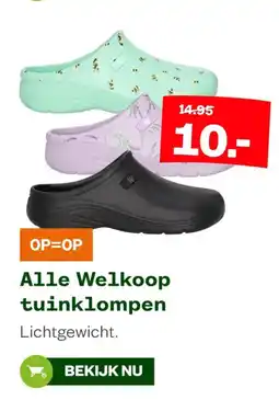 Welkoop Welkoop tuinklompen aanbieding