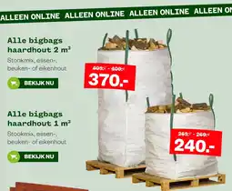 Welkoop Alle bigbags haardhout 2 m³ aanbieding