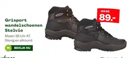 Welkoop Grisport wandelschoenen Stelvio aanbieding