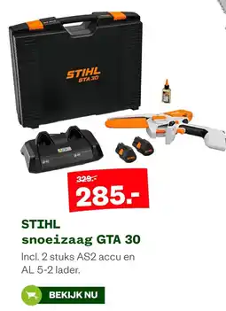 Welkoop STIHL snoeizaag GTA 30 aanbieding