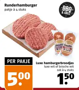 Poiesz Runderhamburger aanbieding