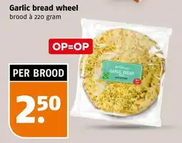 Poiesz Garlic bread wheel aanbieding