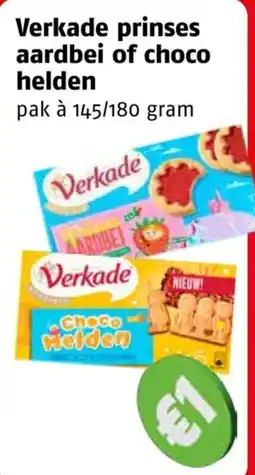 Poiesz Verkade prinses aardbei of choco helden aanbieding