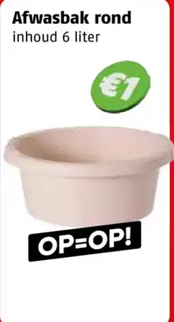 Poiesz Afwasbak rond aanbieding
