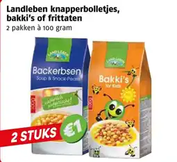 Poiesz Landleben knapperbolletjes, bakki's of frittaten aanbieding