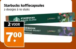 Poiesz Starbucks koffiecapsules aanbieding