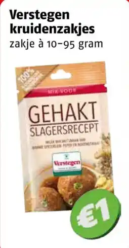Poiesz Verstegen kruidenzakjes aanbieding