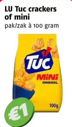 Poiesz LU Tuc crackers of mini aanbieding