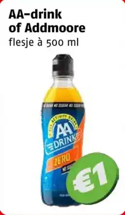 Poiesz AA-drink of Addmoore aanbieding