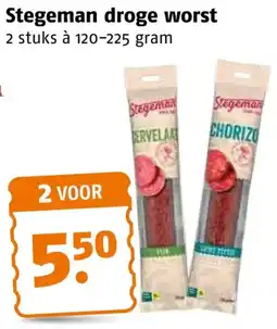 Poiesz Stegeman droge worst aanbieding