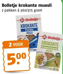 Poiesz Bolletje krokante muesli aanbieding