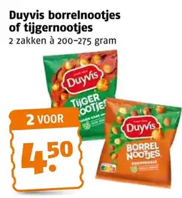 Poiesz Duyvis borrelnootjes of tijgernootjes aanbieding
