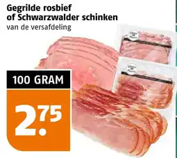 Poiesz Gegrilde rosbief of Schwarzwalder schinken aanbieding