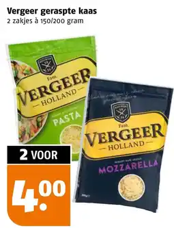 Poiesz Vergeer geraspte kaas aanbieding