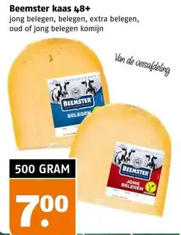 Poiesz Beemster kaas 48+ aanbieding