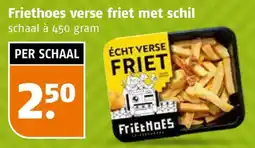 Poiesz Friethoes verse friet met schil aanbieding