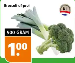 Poiesz Broccoli of prei aanbieding