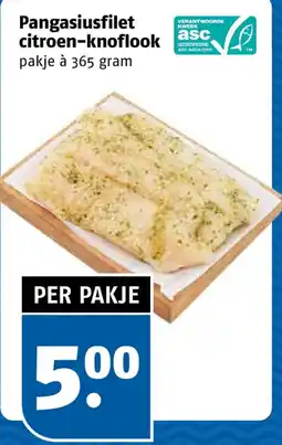 Poiesz Pangasiusfilet citroen-knoflook aanbieding