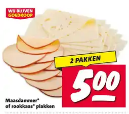 Nettorama Maasdammer of rookkaas plakken aanbieding
