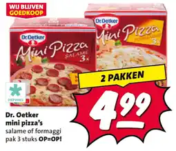Nettorama Dr. Oetker mini pizza's aanbieding