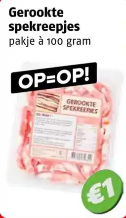 Poiesz Gerookte spekreepjes aanbieding
