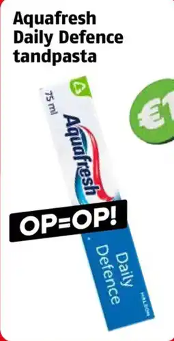 Poiesz Aquafresh Daily Defence tandpasta aanbieding
