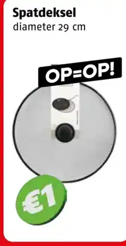 Poiesz Spatdeksel aanbieding