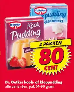Nettorama Dr. Oetker kook- of kloppudding aanbieding