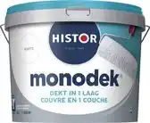 Praxis Histor Monodek muurverf wit 10L aanbieding