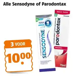 Poiesz Alle Sensodyne of Parodontax aanbieding