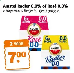 Poiesz Amstel Radler 0.0% of Rosé 0.0% aanbieding