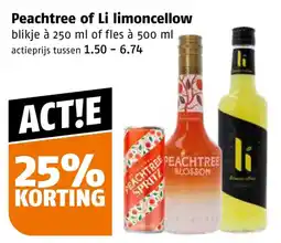 Poiesz Peachtree of Li limoncellow aanbieding