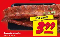 Nettorama Gegaarde spareribs aanbieding