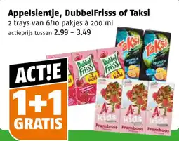 Poiesz Appelsientje, DubbelFriss of Taksi aanbieding