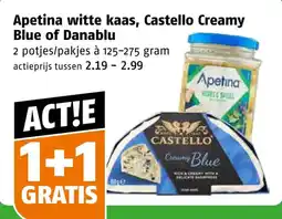Poiesz Apetina witte kaas, Castello Creamy Blue of Danablu aanbieding