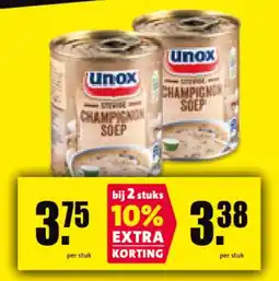 Nettorama Unox champignon soep aanbieding