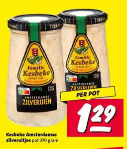 Nettorama Kesbeke Amsterdamse zilveruitjes aanbieding