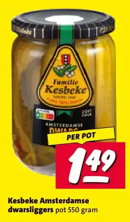 Nettorama Kesbeke Amsterdamse dwarsliggers aanbieding