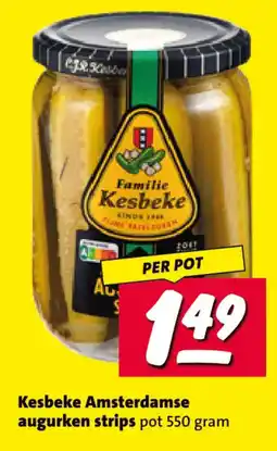 Nettorama Kesbeke Amsterdamse augurken strips aanbieding