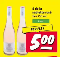 Nettorama S de la sablette rosé aanbieding