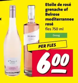 Nettorama Etoile de rosé grenache of belrose mediterrannee rosé aanbieding
